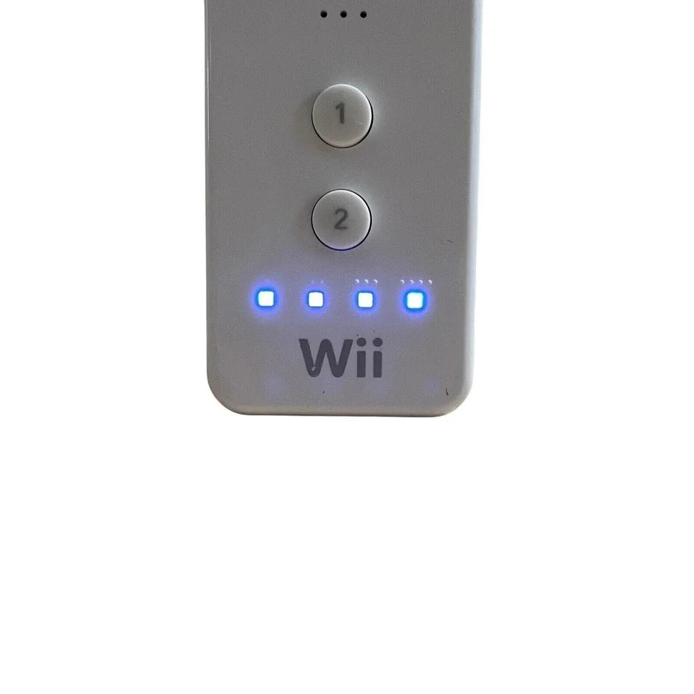 Nintendo Wii Remote Controller White Official OEM RVL-003 Fully Tested Works EUC